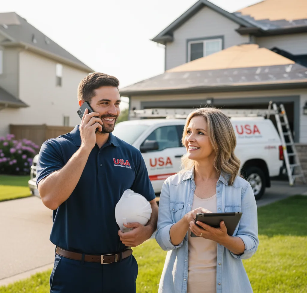 USA Roof Repair Experts customer support in Catasauqua